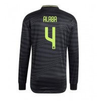 Fotbalové Dres Real Madrid David Alaba #4 Alternativní 2022-23 Dlouhý Rukáv
